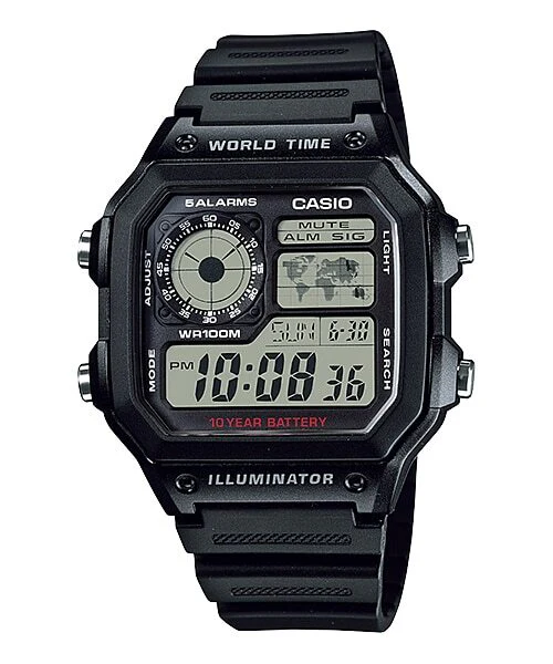 Casio Unisex AE1200WH-1A