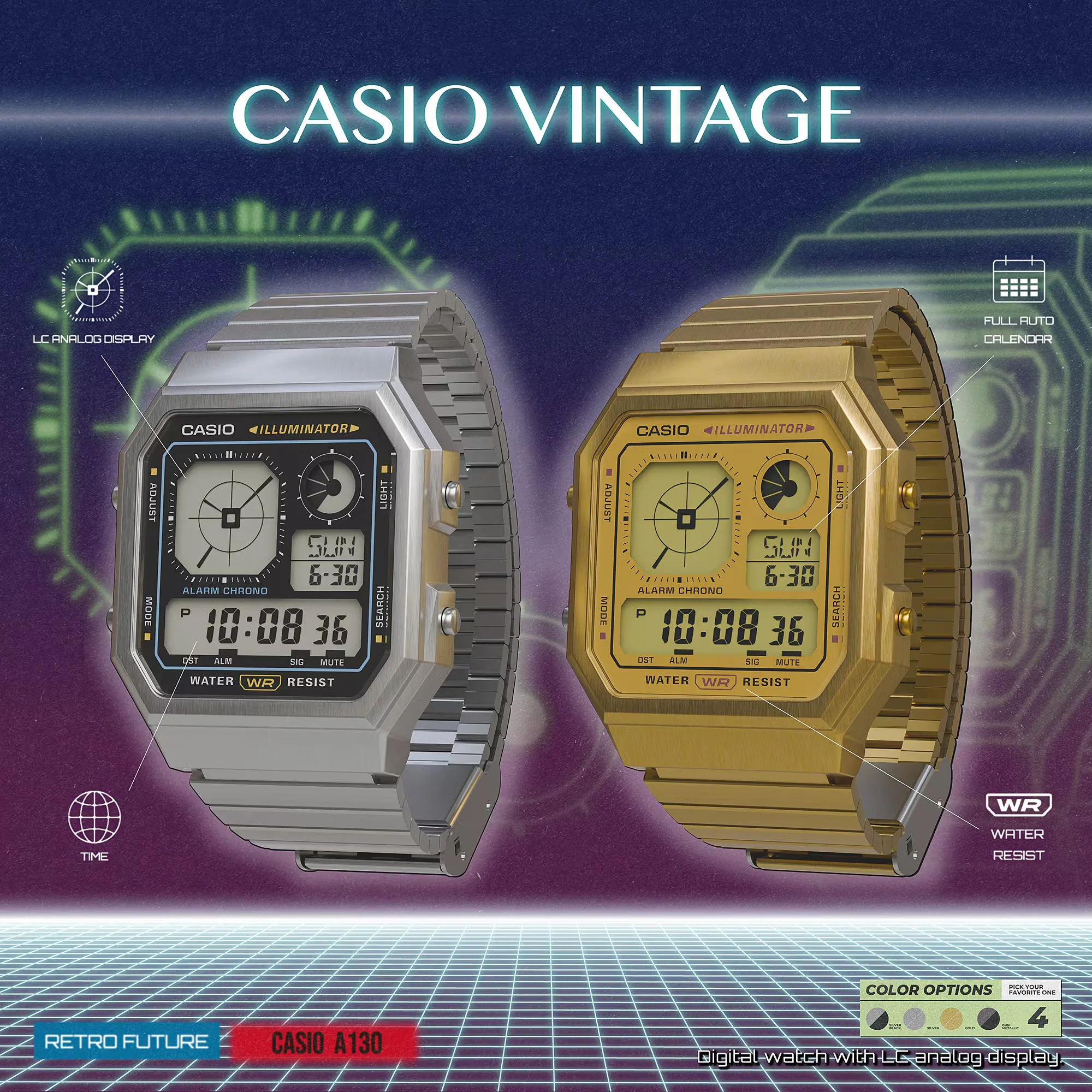 Casio Vintage A130WE-7A - Image 3